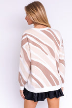 Load image into Gallery viewer, Zebra Print Over-Sized Sweater
